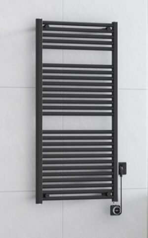 Badkamer radiator Elara 700 Watt - Zwart